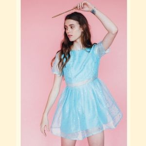 Samantha Pleet Galaxy Blue Starry Dress